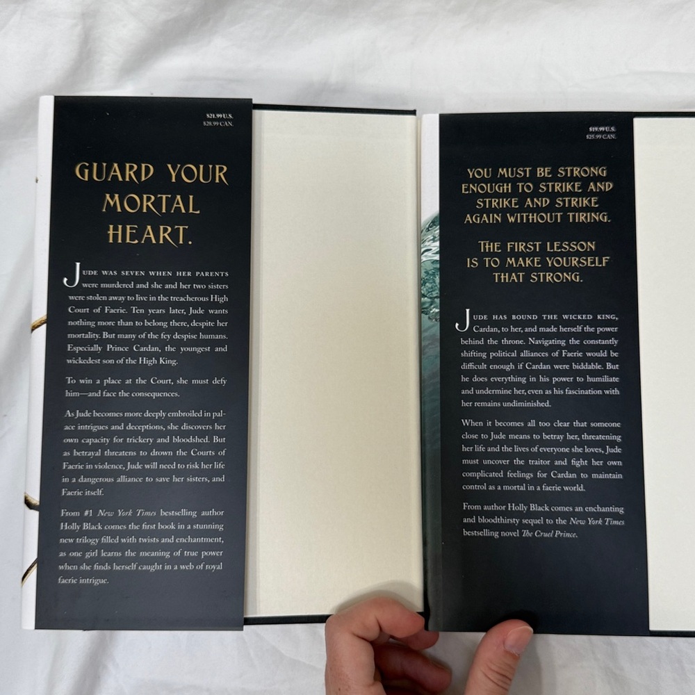“The Cruel Prince” & “The Wicked King” Hardcover Fantasy Book Set by Holly Black - Picture 10 of 16
